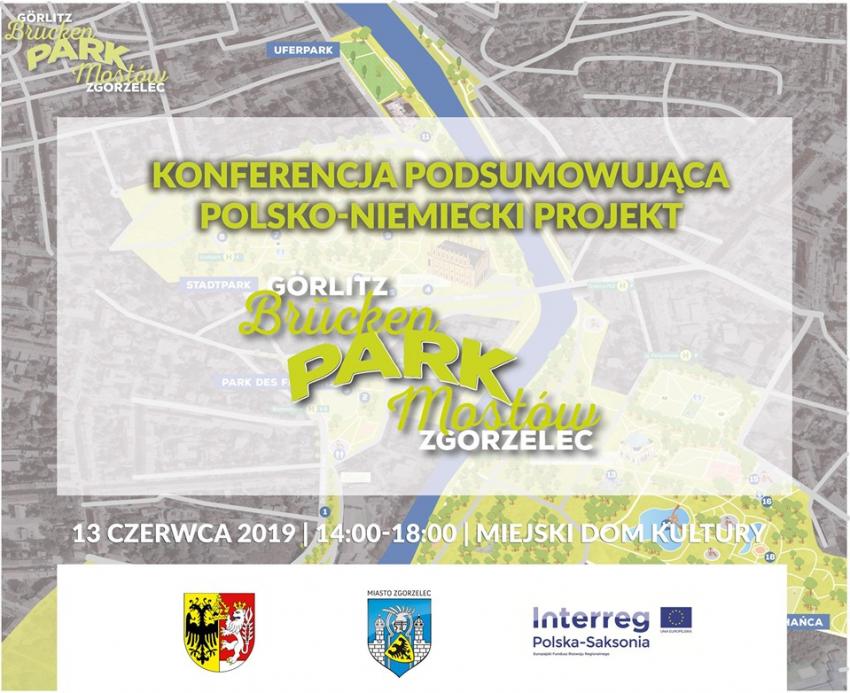 Zaproszenie na konferencję podsumowującą projekt pn. "Park Mostów"