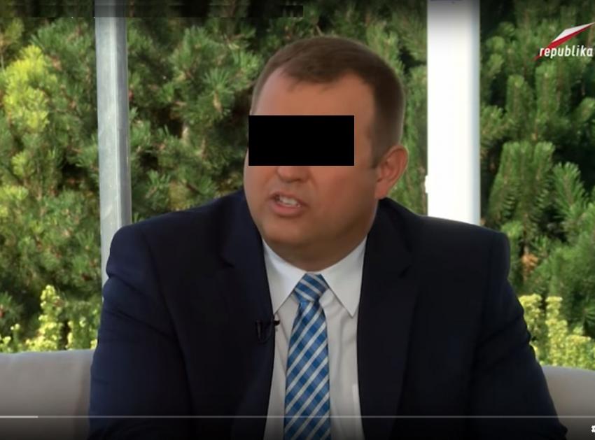 Sławomir Z. zatrzymany przez CBŚP / fot. screen TV Republika