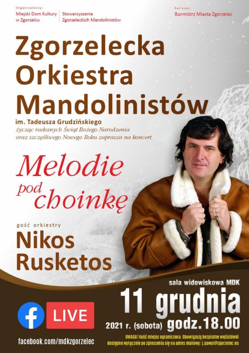 Zgorzelecka Orkiestra Mandolinistów im. T. Grudzińskiego zaprasza przed świętami Bożego Narodzenia na swój koncert