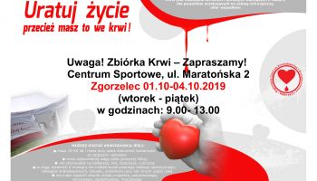 Kolejna akcja krwiodawstwa w Zgorzelcu!