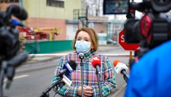 Briefing prasowy europosłanki Anny Zalewskiej w sprawie kompleksu Turów / fot. PGE GiEK S.A.