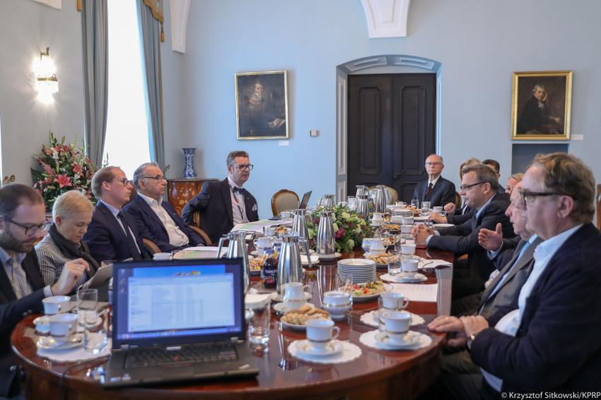Spotkanie Kapituły Nagrody Gospodarczej Prezydenta RP / fot. Krzysztof Sitkowski / KPRP