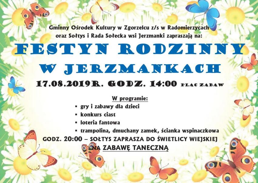 Festyn Rodzinny w Jerzmankach