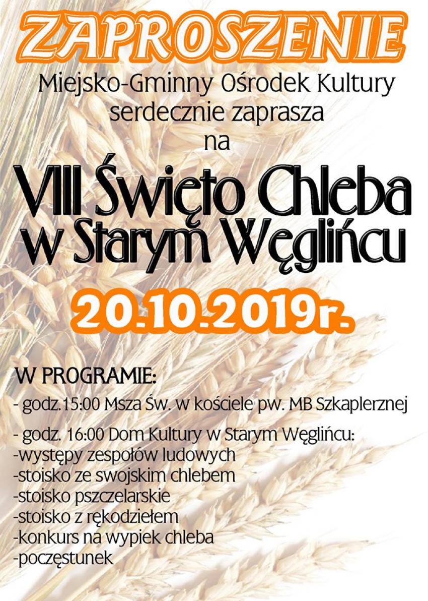 Święto Chleba Stary Węgliniec 2019: program