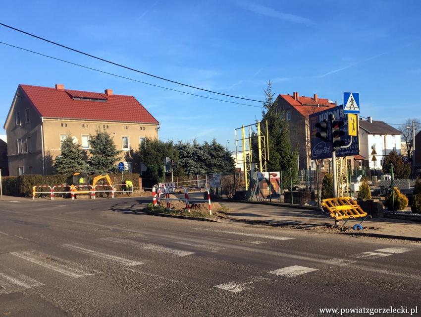 Przebudowa sygnalizacji świetlnej przy ul. Reymonta i Andersa w Zgorzelcu | fot.: materiały prasowe Starostwa Powiatowego