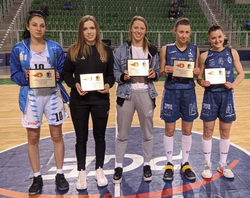 Patrycja Lipniacka z UKS Basket Zgorzelec została wybrana do najlepszej piątki turnieju