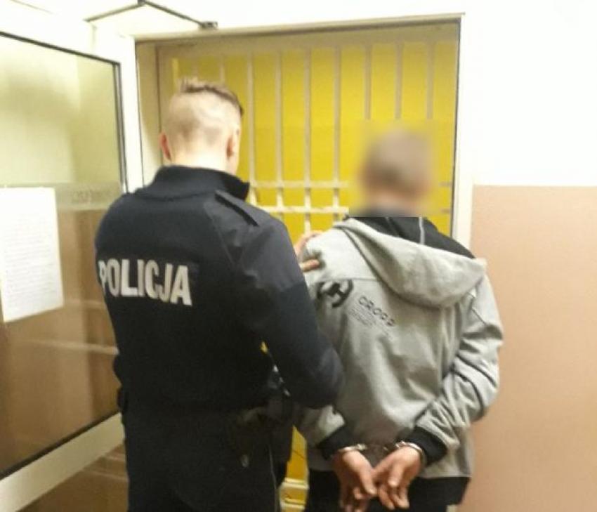 Zatrzymany przez zgorzeleckich policjantów mężczyzna / fot. KPP Zgorzelec