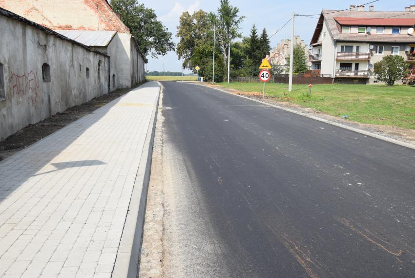 Droga powiatowa nr 2397D w Jerzmankach / materiały prasowe Starostwa Powiatowego w Zgorzelcu