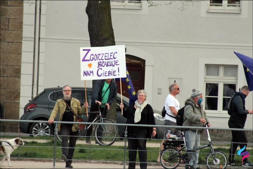 Protesty na polsko-niemieckiej granicy. Pracownicy transgraniczni domagają się otwarcia granic - zdjęcie nr 34