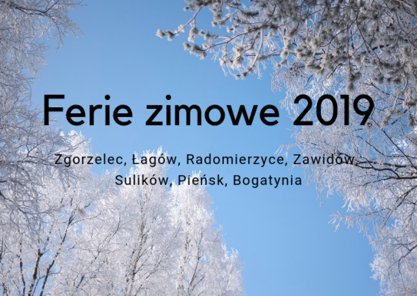 Ferie zimowe 2019 w powiecie zgorzeleckim