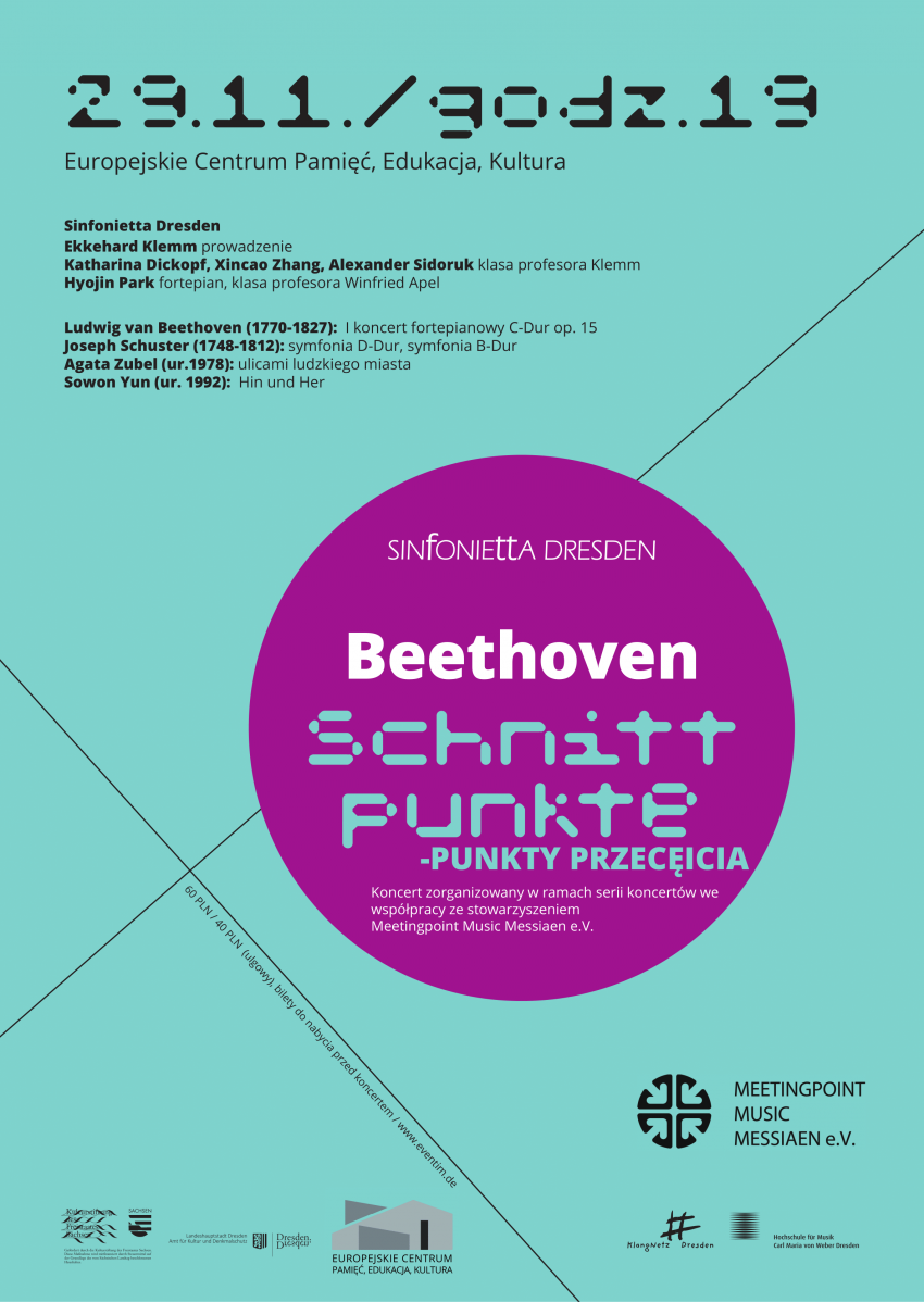 Pierwszy koncert Sinfonietty Dresden z serii Beethoven / Punkty przecięcia