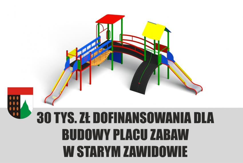 Plac zabaw w Starym Zawidowie / materiały promocyjne Gminy Sulików
