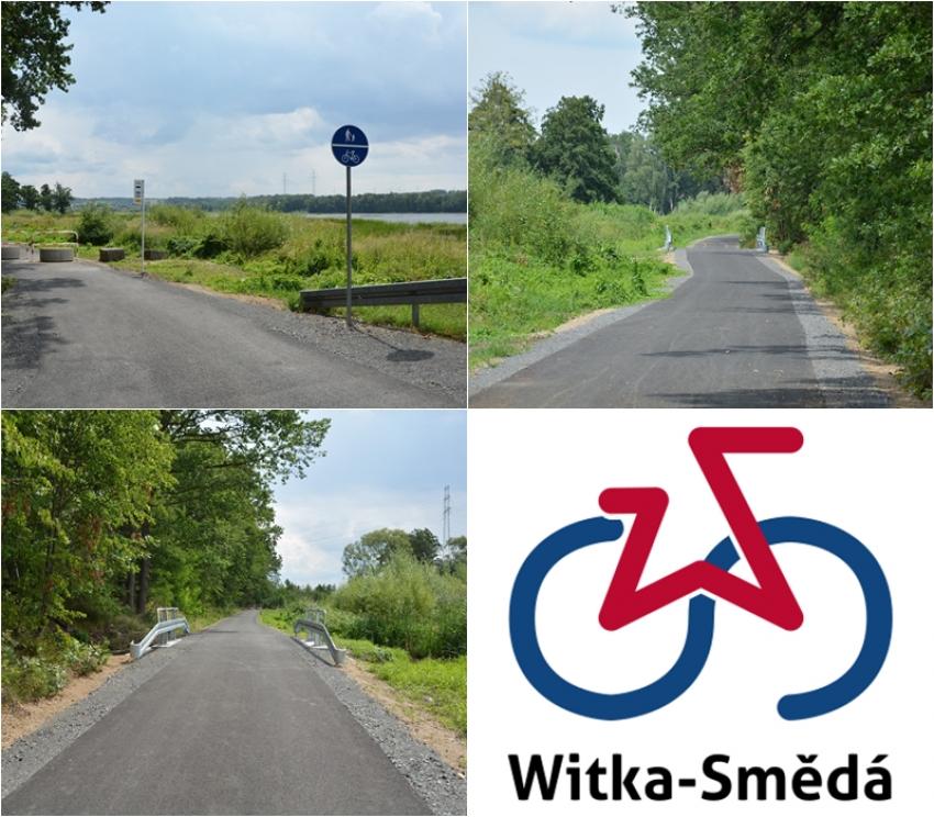 Odcinek szlaku rowerowego wokół Witki przebiegający przez teren Gminy Sulików  / fot. Gmina Sulików