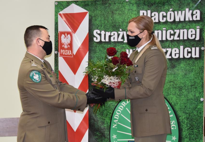 ppłk SG Andrzej Torbicz i mjr SG Julia Mandecka / fot. NOSG