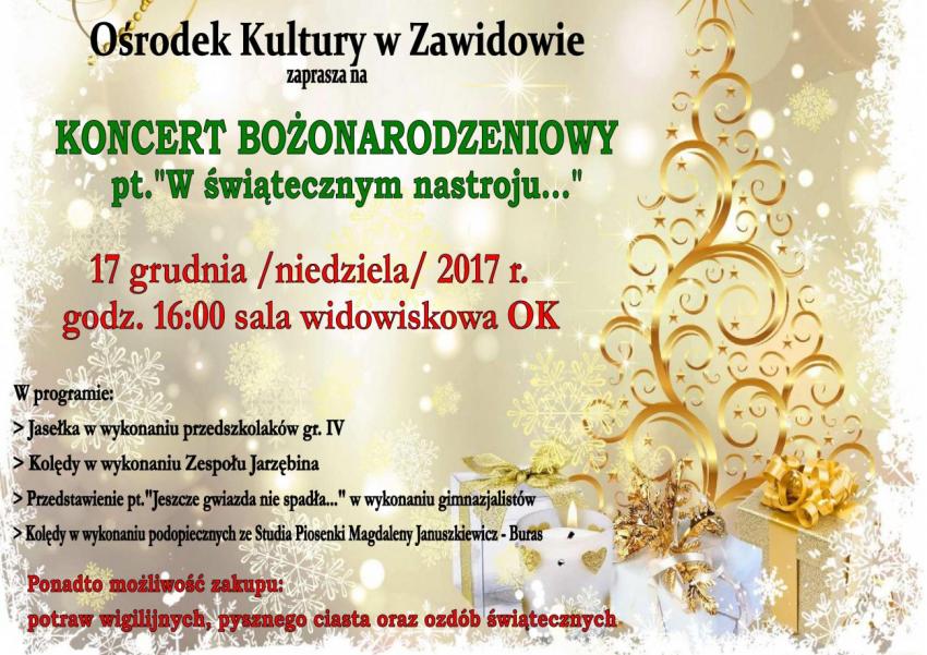 Koncert Bożonarodzeniowy w Zawidowie | materiały prasowe OK w Zawidowie