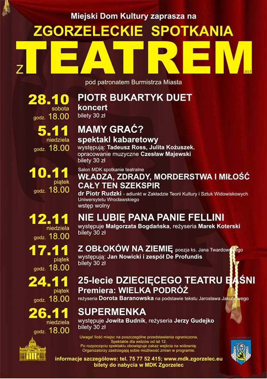 Zgorzeleckie Spotkania z Teatrem 2017
