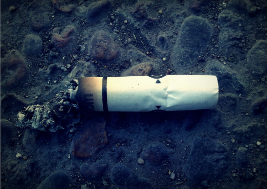 Niedopałek papierosa przyczyną pożaru / zdjęcie ilustracyjne