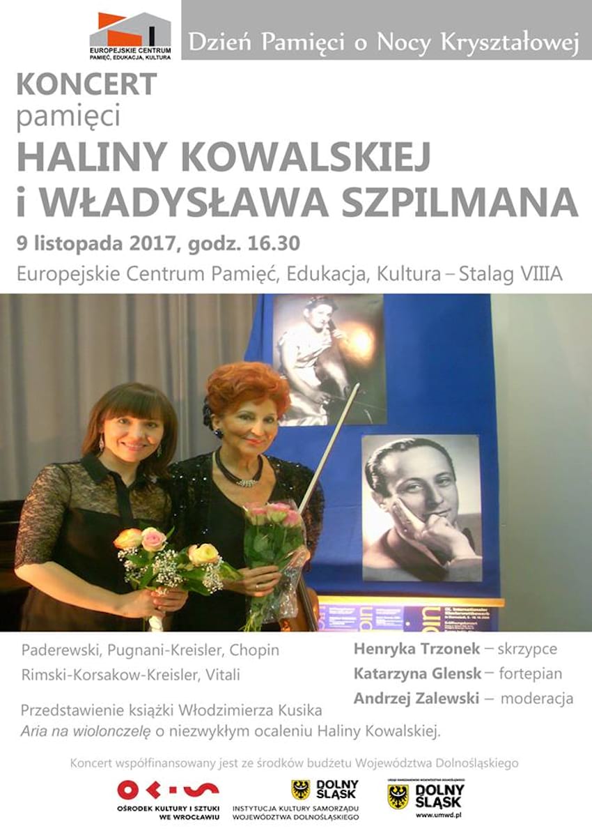 Koncert Pamięci Haliny Kowalskiej i Władysława Szpilmana