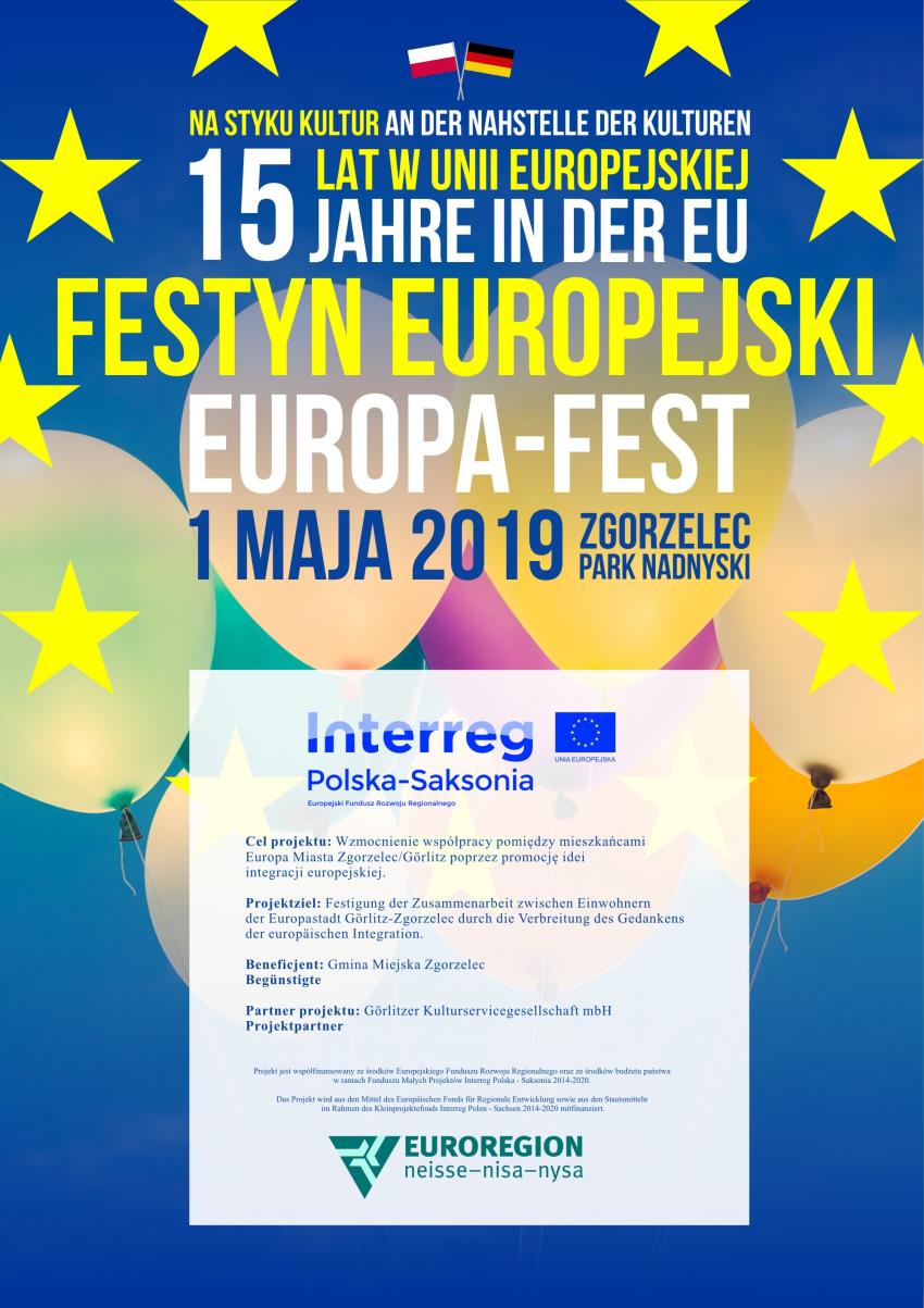 Festyn Europejski w Zgorzelcu: Na Styku Kultur - 15 lat w Unii Europejskiej