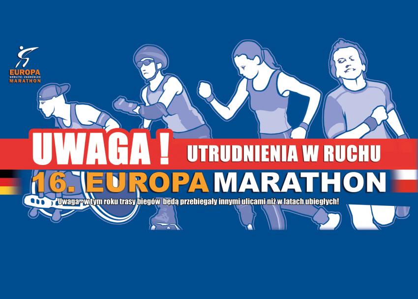 Europamarathon Zgorzelec/Görlitz 2019: Zmiana tras biegowych