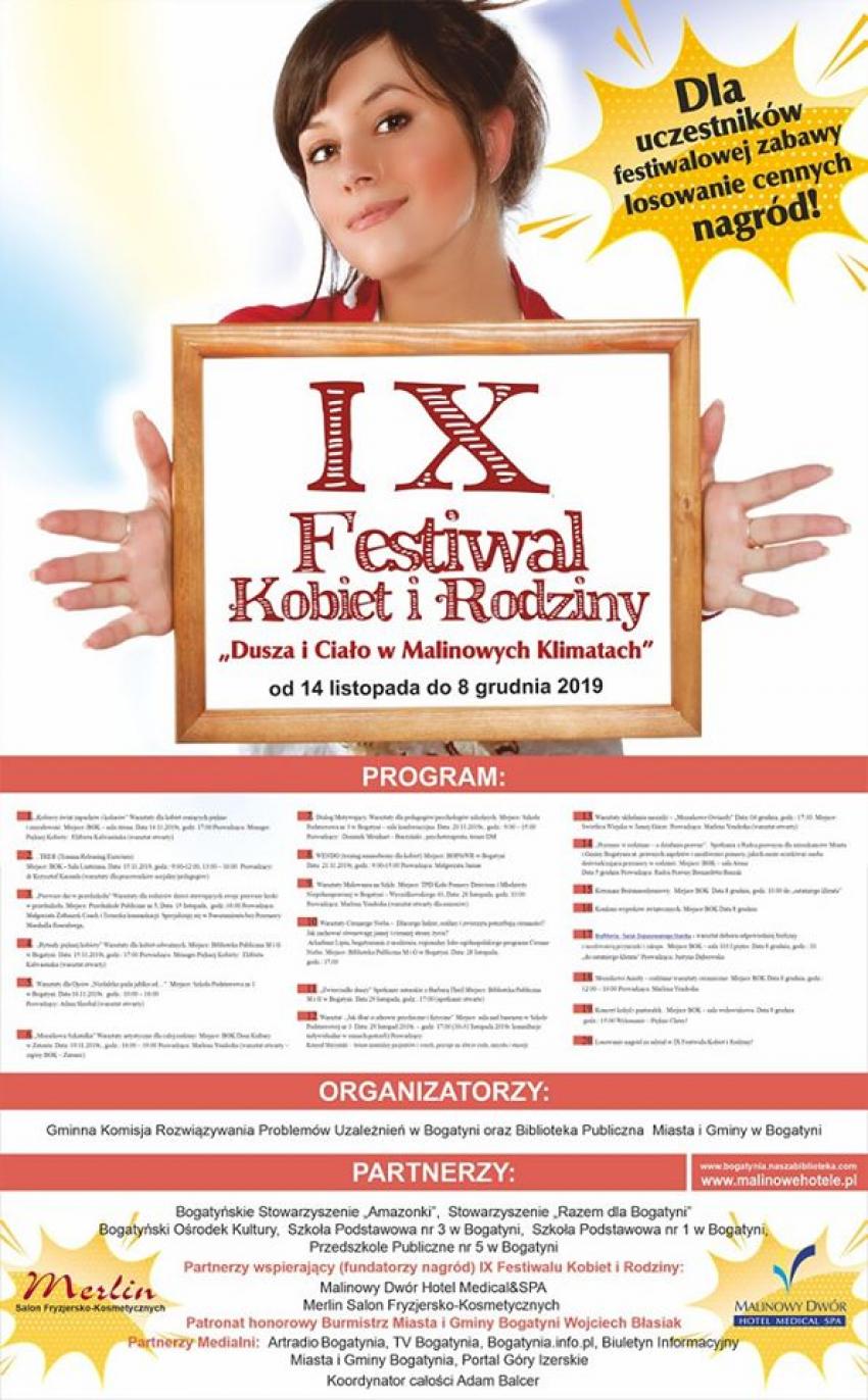 IX Festiwal Kobiet i Rodziny Bogatynia 2019