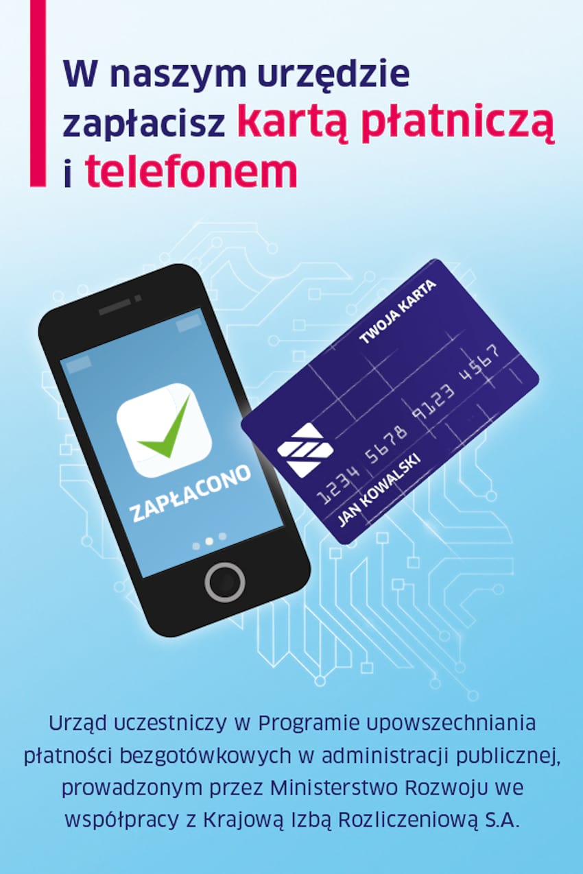 Od 5.12 w Urzędzie Miasta Zgorzelec można płacić kartą lub telefonem | materiały prasowe UM Zgorzelec