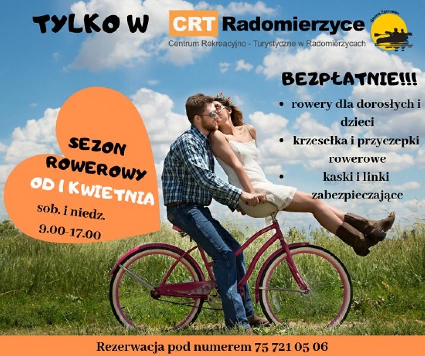 Otwarcie sezonu rowerowego w CRT w Radomierzycach