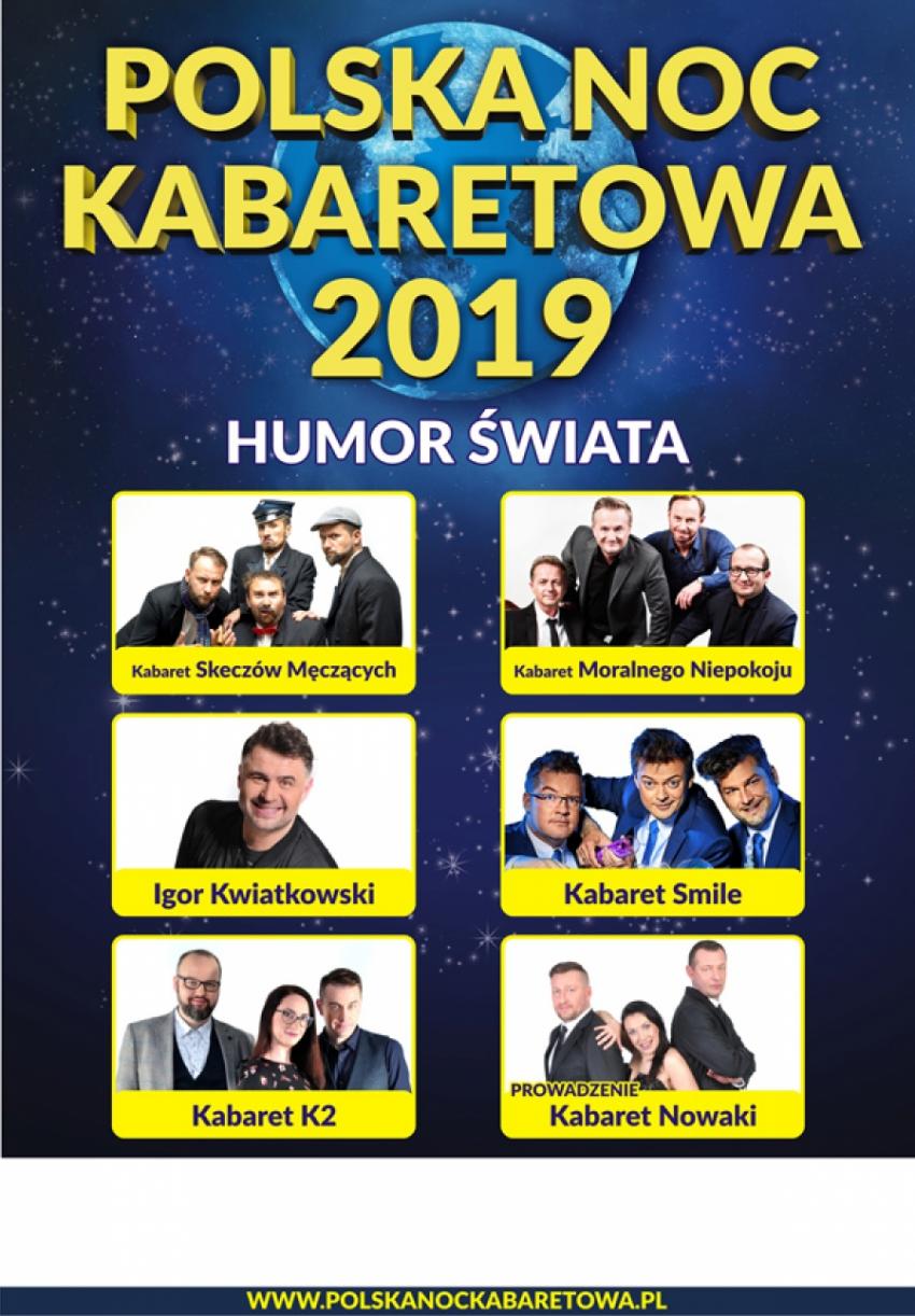 Polska Noc Kabaretowa 2019: PGE Turów Arena, 17 lutego, godz. 17.00