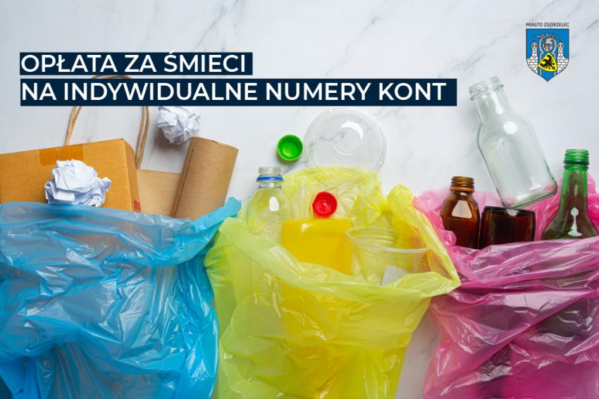 Opłata za śmieci na indywidualne numery kont