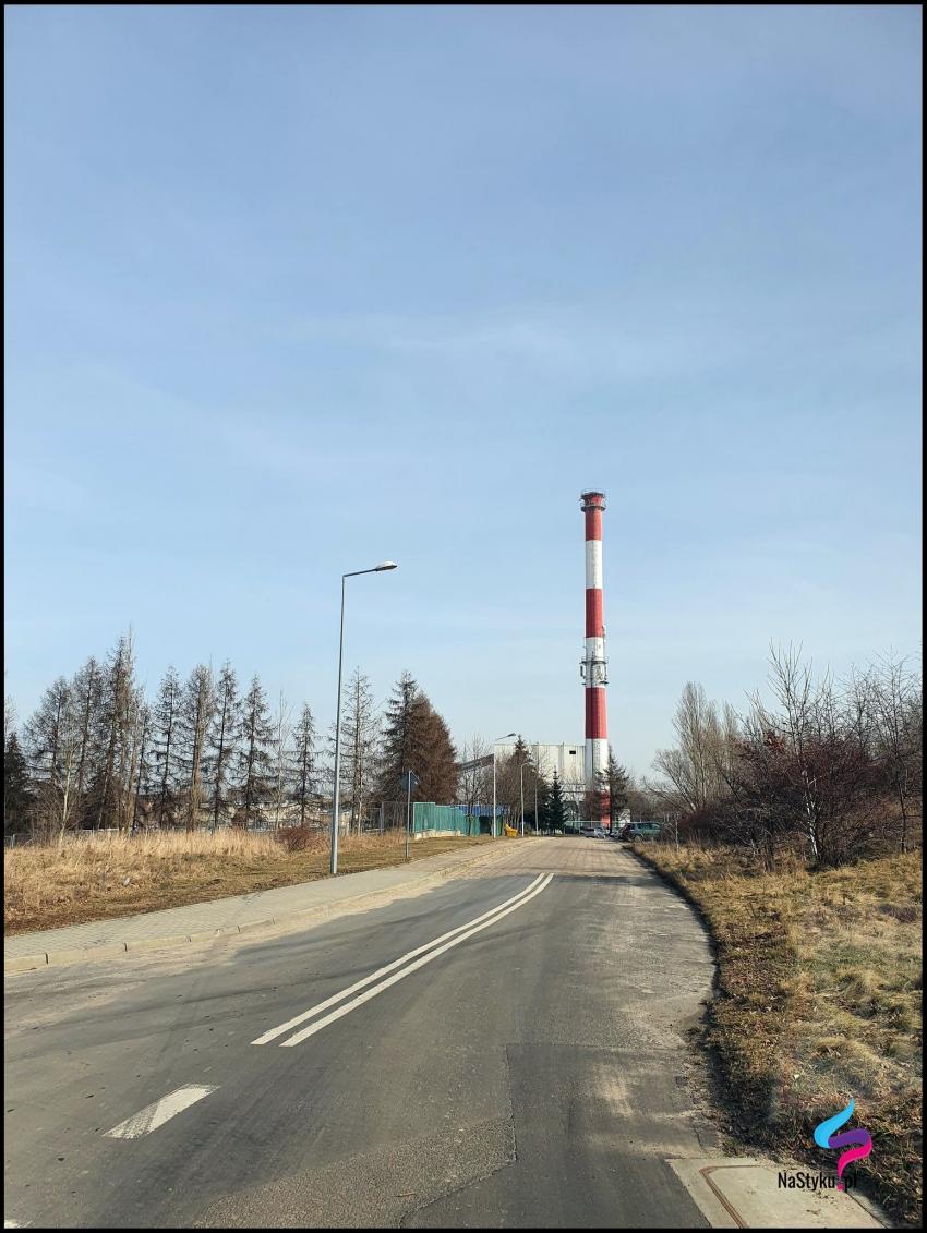 Droga prowadząca do Zgorzeleckiego Przedsiębiorstwa Energetyki Cieplnej