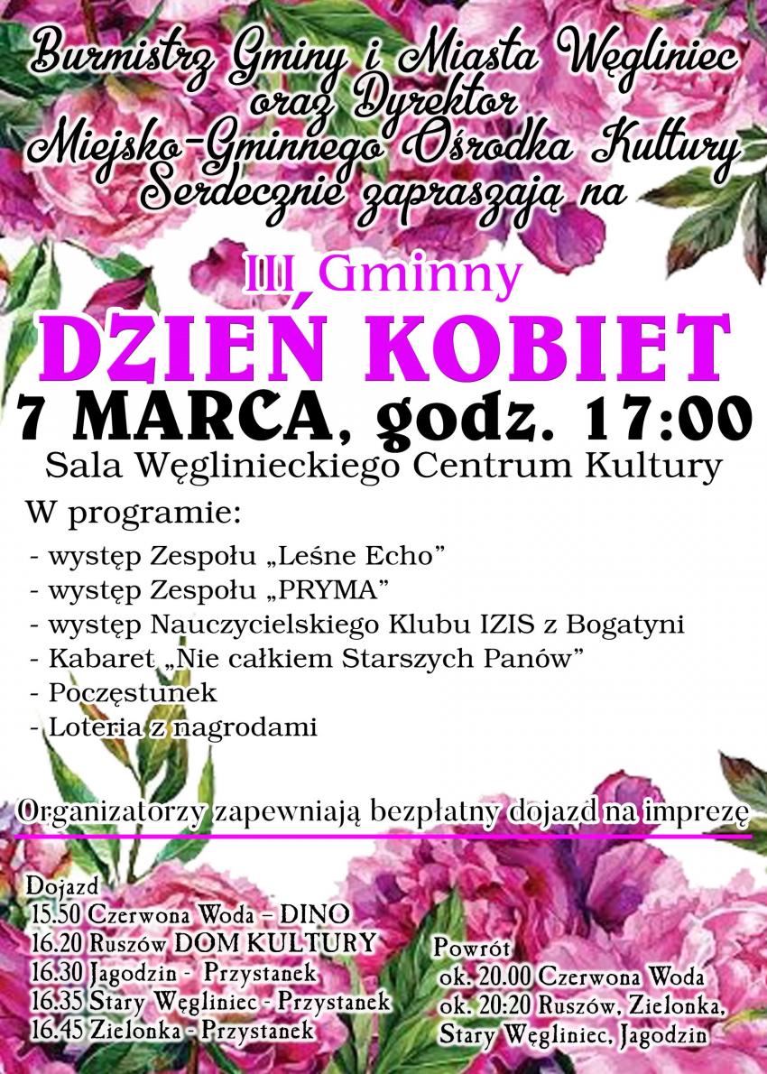 Dzień Kobiet 2020 w Węglińcu