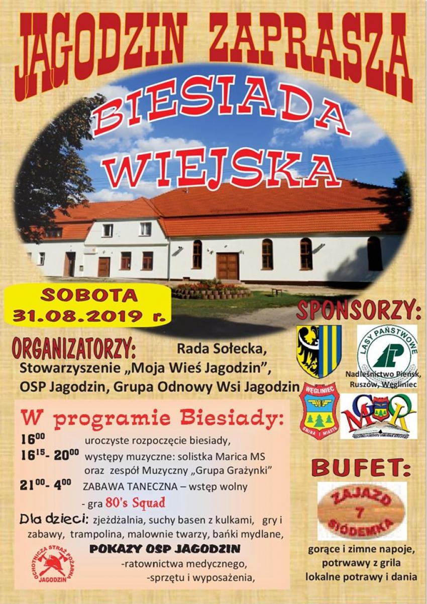 Biesiada Wiejska Jagodzin 2019: program
