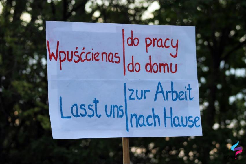 Protesty na polsko-niemieckiej granicy. Pracownicy transgraniczni domagają się otwarcia granic - zdjęcie nr 19