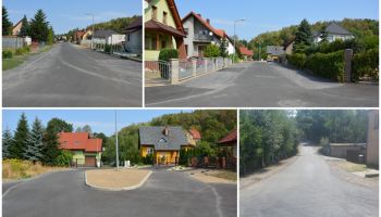Kolejne drogi w Gminie Sulików pokryto asfaltem (mat. prasowe gminy)