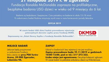 Program „Nie nowotworom u dzieci” Fundacji Ronalda McDonalda w Zgorzelcu