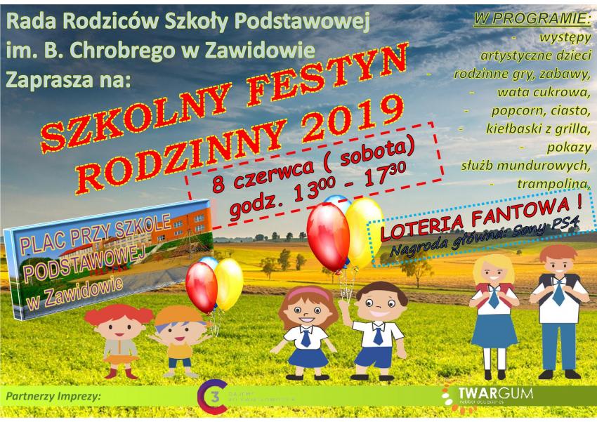 Zaproszenie na Festyn Rodzinny w Zawidowie