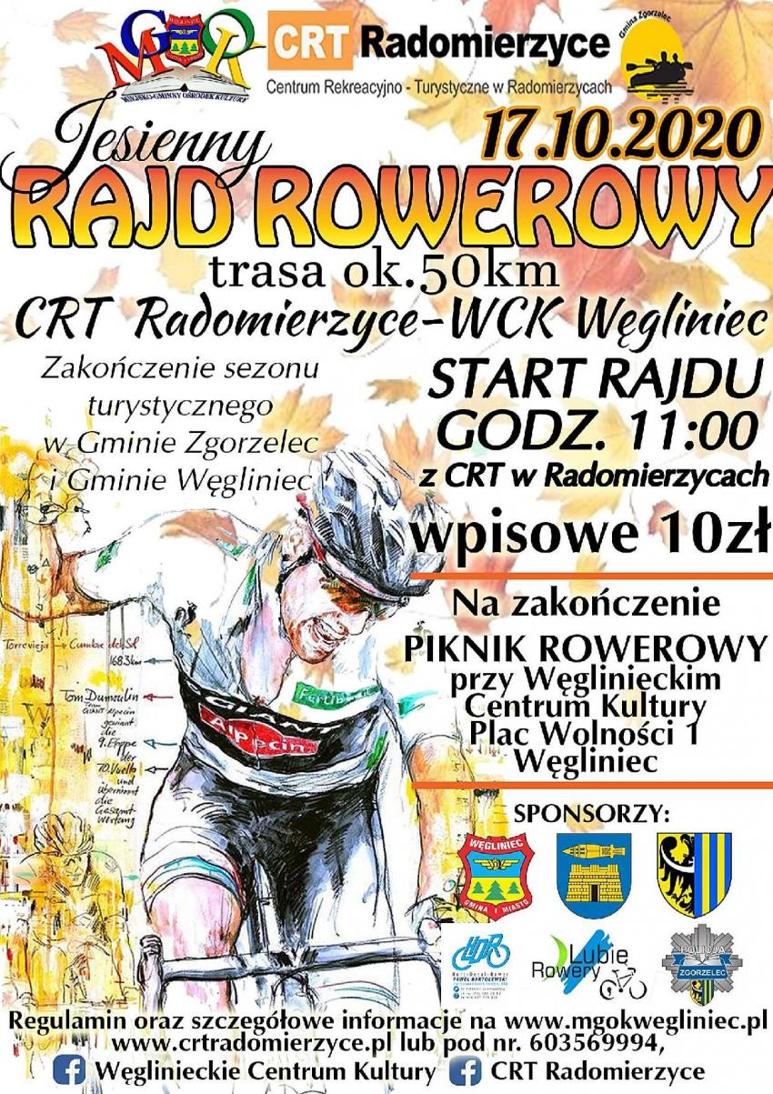 I Jesienny Rajd Rowerowy CRT Radomierzyce – WCK Węgliniec