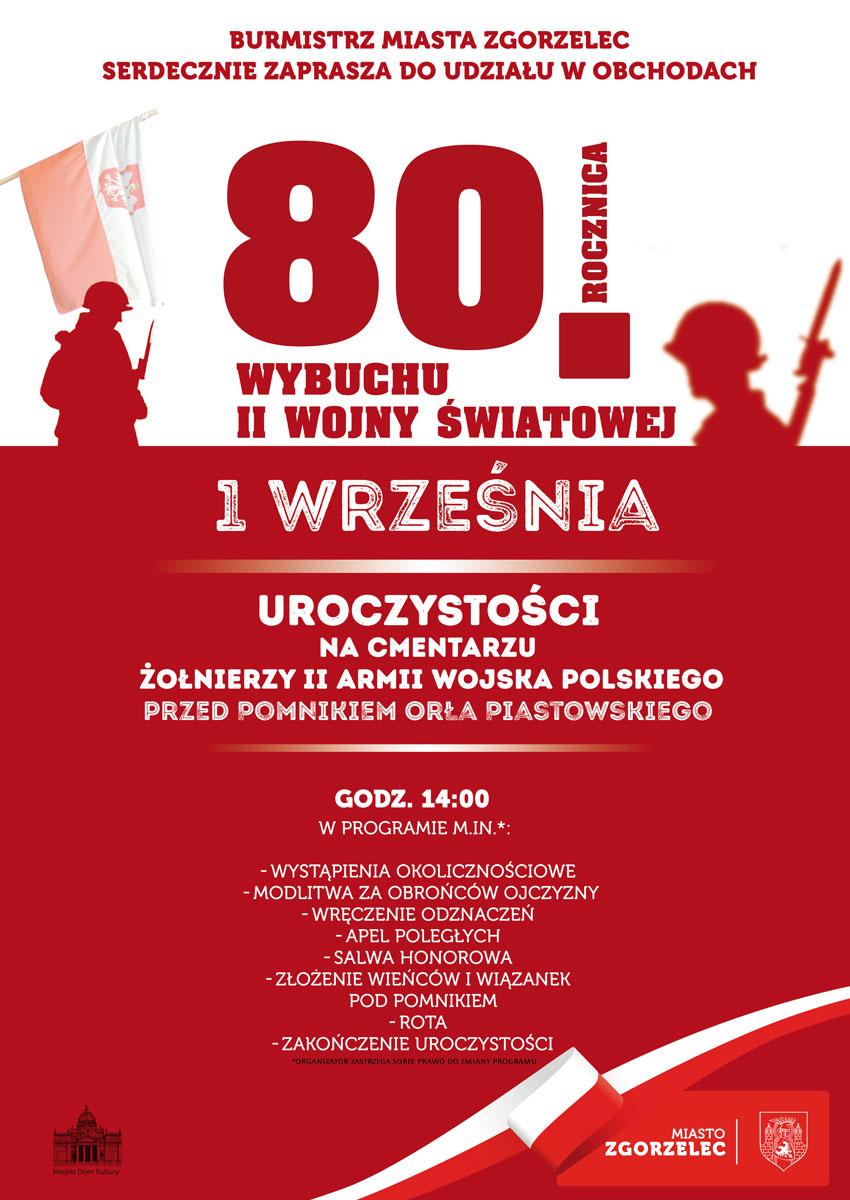 80. rocznica wybuchu II Wojny Światowej w Zgorzelcu