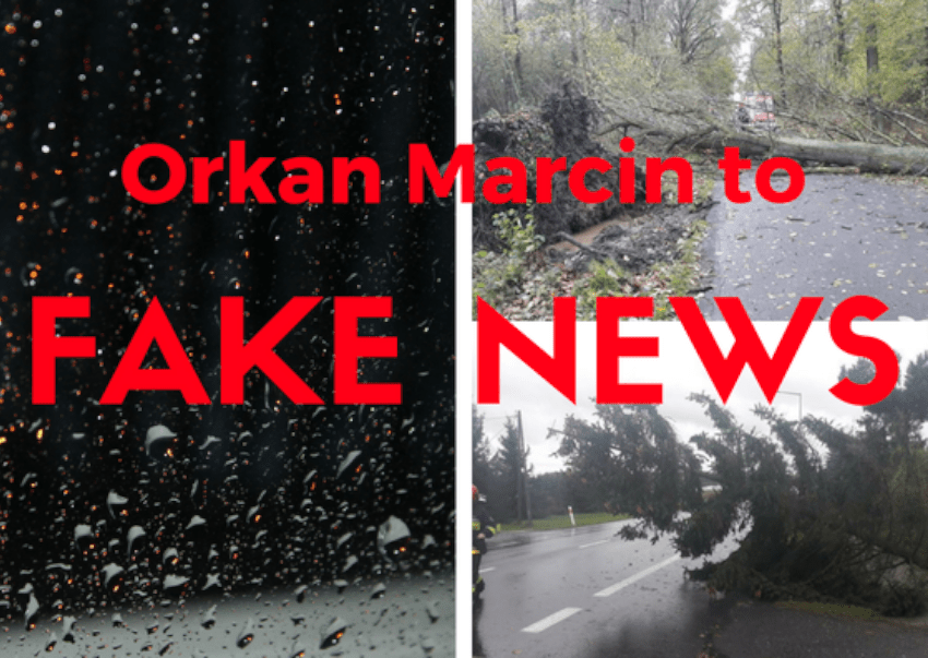 Orkan Marcin to fake news