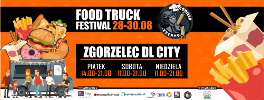 DL City Zgorzelec i Gorilla Events zapraszają na zakończenie lata z food truckami
