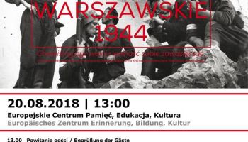 Zaproszenie na otwarcie wystawy z okazji 74. rocznicy Powstania Warszawskiego