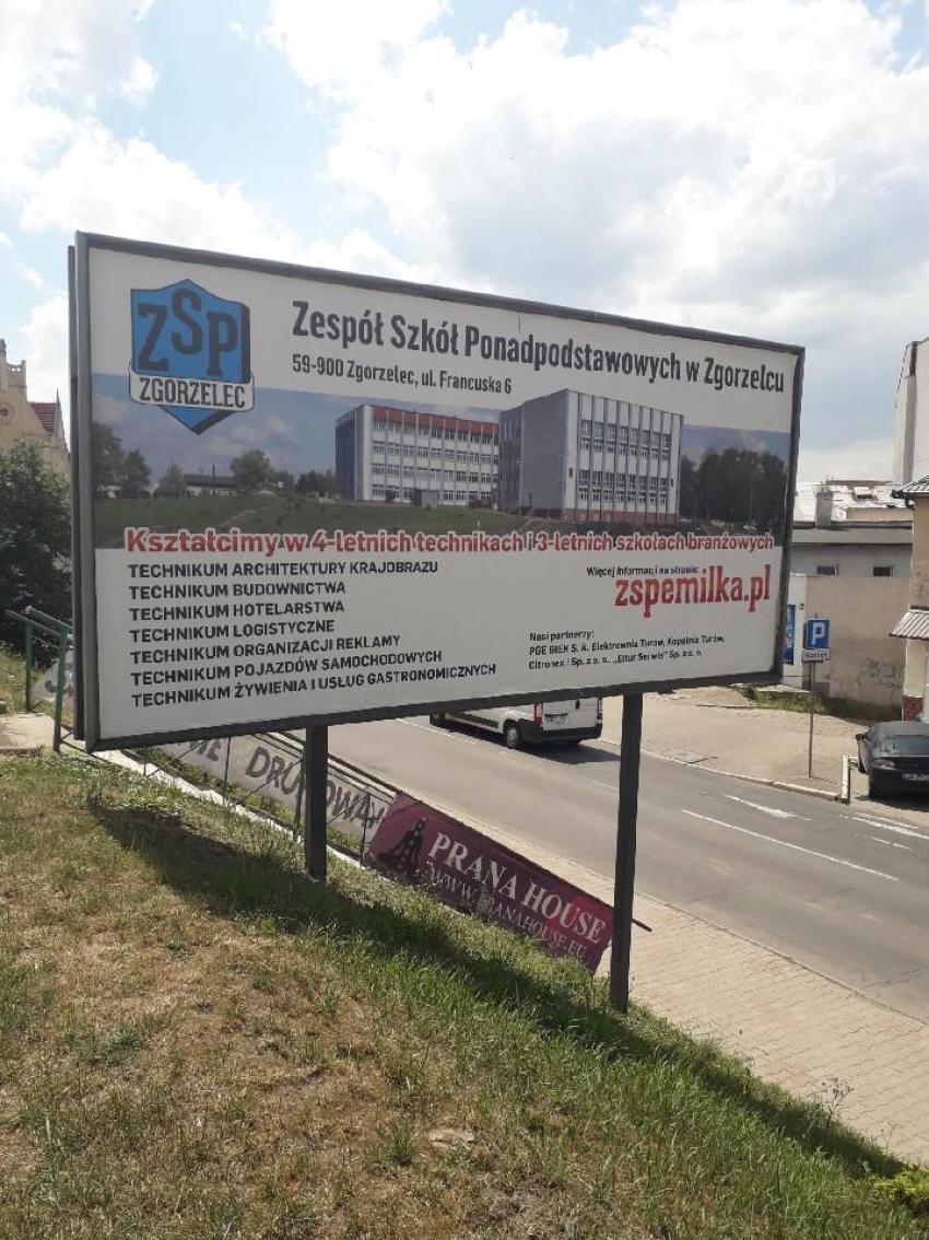 Baner reklamowy ZSP im. E. Plater.