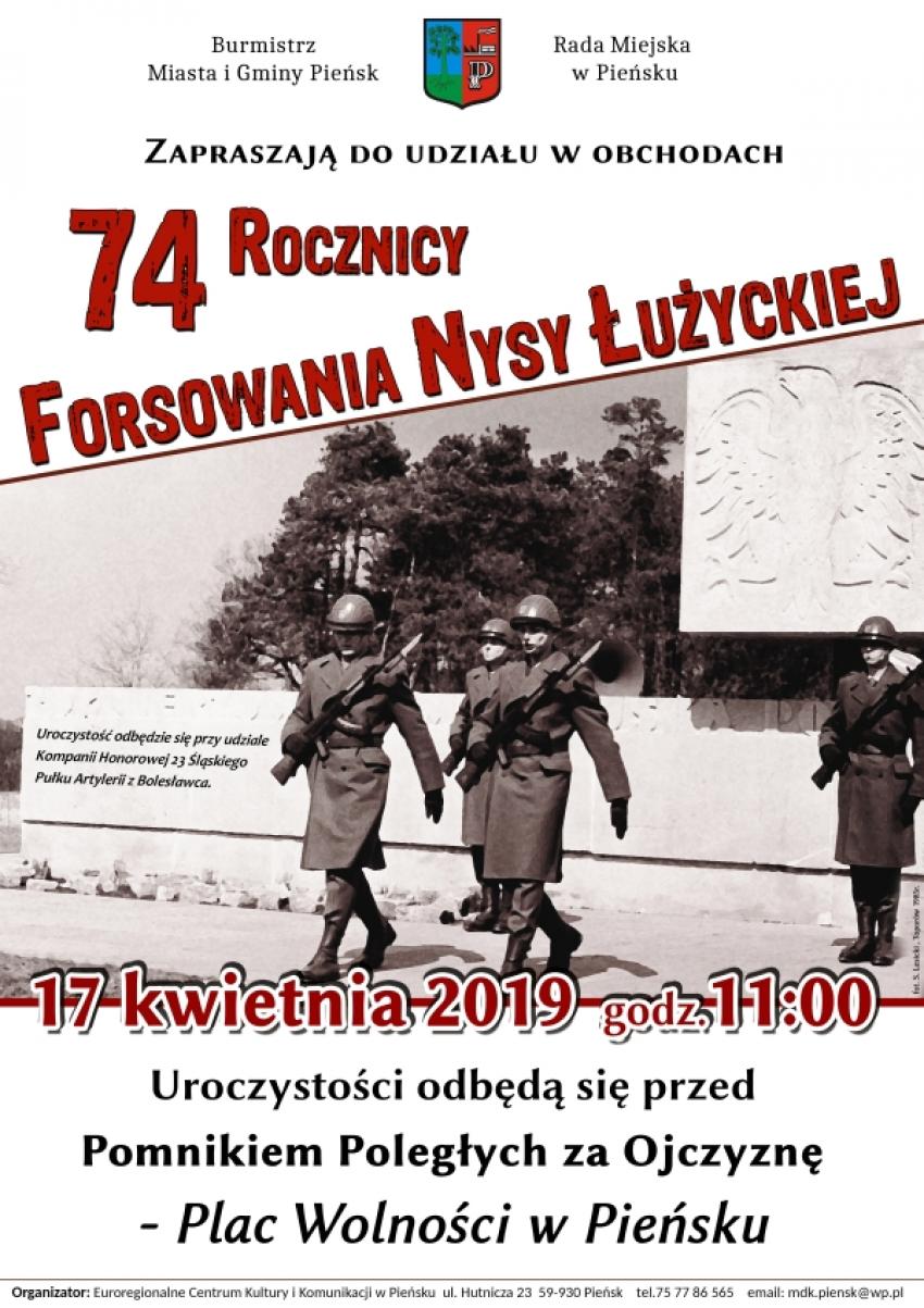 74. rocznica Forsowania Nysy Łużyckiej w Pieńsku