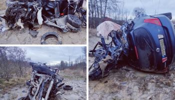 Poważny wypadek na drodze między Bogatynią i Sieniawką