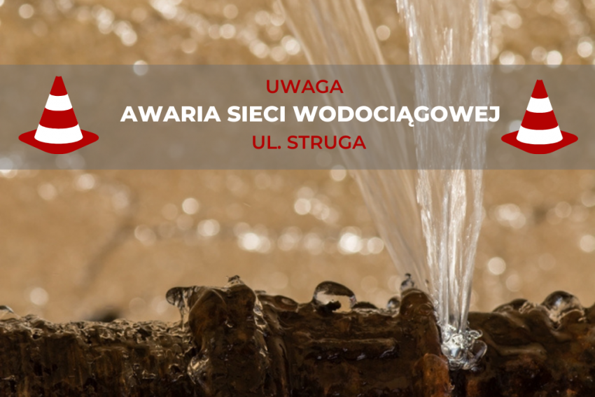 Awaria sieci wodociągowej przy ul. Struga w Zgorzelcu