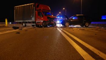 Wypadek na DK94 w Zgorzelcu / fot. KPP Zgorzelec