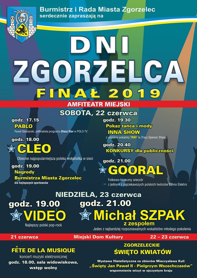 Finał Dni Zgorzelca 2019 program