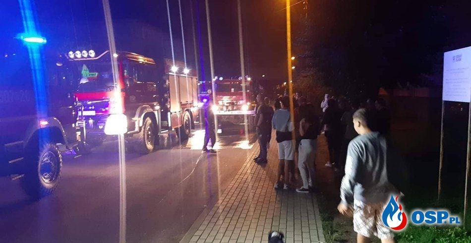 Pożar pustostanu w Węglińcu (16.08.2019 r.) / fot. osp.pl